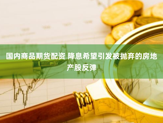 国内商品期货配资 降息希望引发被抛弃的房地产股反弹