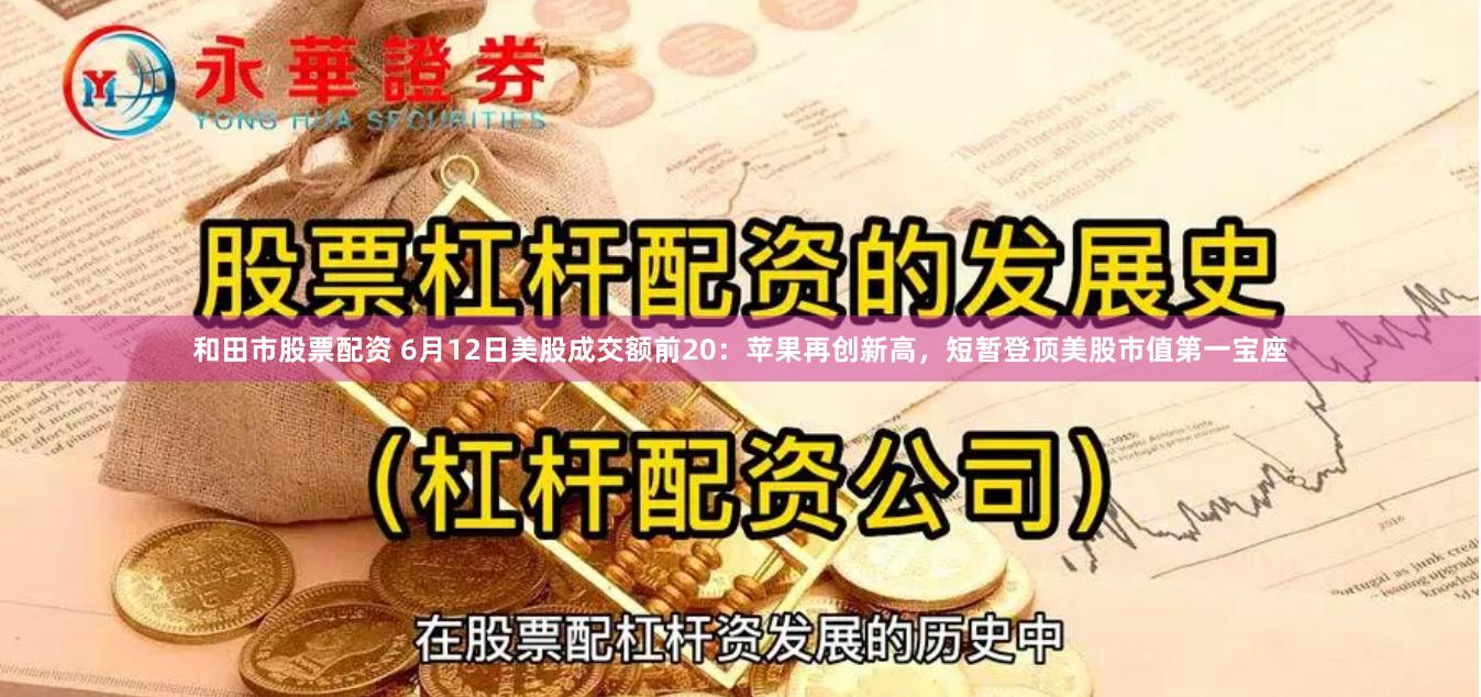 和田市股票配资 6月12日美股成交额前20：苹果再创新高，短暂登顶美股市值第一宝座